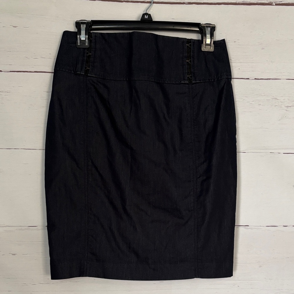 Denim Look Pencil Skirt for Women